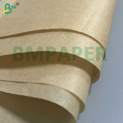 Brown White Natural Compostable Greaseproof Paper 45gsm For Wrap Liner Hot Dogs Packing