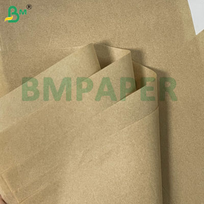 Brown White Natural Compostable Greaseproof Paper 45gsm For Wrap Liner Hot Dogs Packing