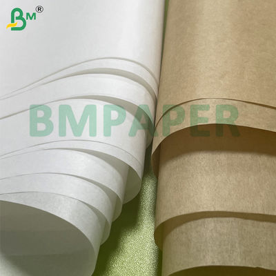 38g 45g Kit 7 Food Grade Smooth Kraft Greaseproof Paper For Fast Food Packaging