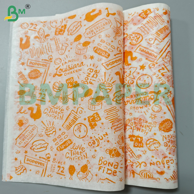 30Gsm Grease Resistant Wax Paper Rolls for Sandwich Wrapping