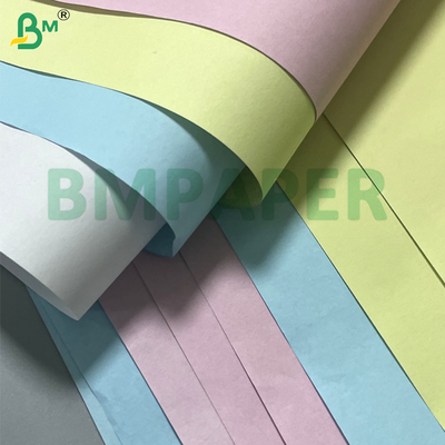 60gsm 65gsm  8.5"X11" White / Pink / Blue Carbonless Copy Paper For Waybill invoices receipts