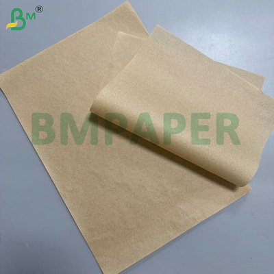 40gsm Kit 7 Unbleached Greaseproof Paper Rolls For Fast Food Packaging 350mm 635mm 916mm