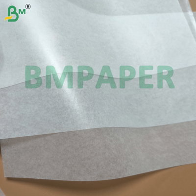 Food Packing White Double Sided Waxed Candy Wrapping Paper 30gsm - 40gsm