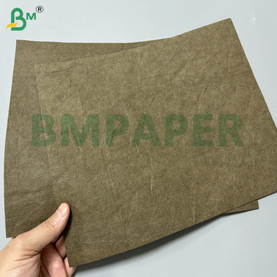 0.55mm 0.8mm 150cm Width Color Gold Brown Crumpled Jacron Paper For Women Bags