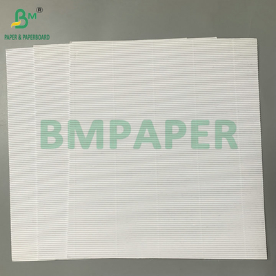 Food Grade Single-layer White Corrugated Board 100g + 100g E F Flute For Piza Box