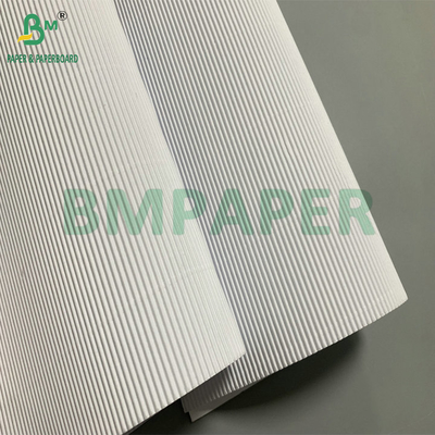Food Grade Single-layer White Corrugated Board 100g + 100g E F Flute For Piza Box