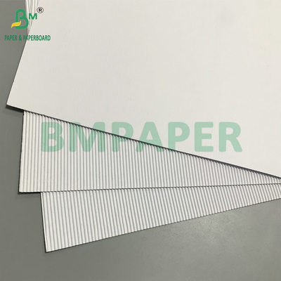 Food Grade Single-layer White Corrugated Board 100g + 100g E F Flute For Piza Box