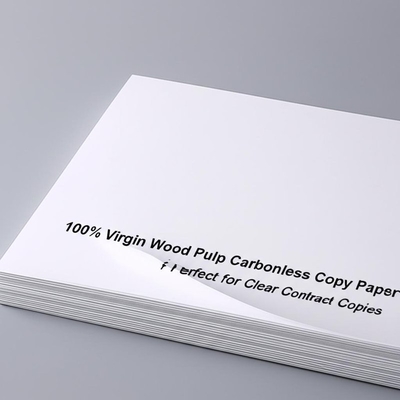 100% Virgin Wood Pulp Carbonless Copy Paper Perfect for Clear Contract Copies