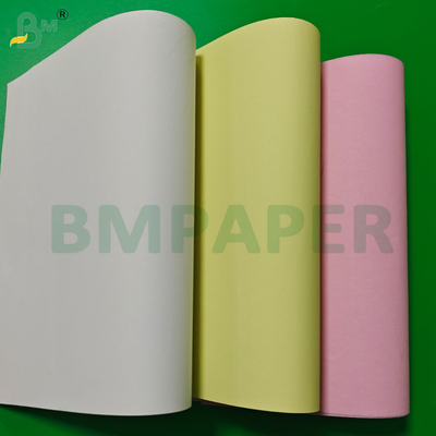 75gsm 80gsm White Pink Green Yellow Clear Image NCR Paper Rolls