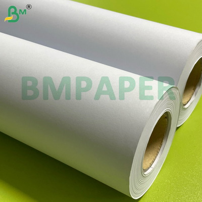 80gsm 610*50m Uncoated White Good Ink Absorption CAD Plotter Paper