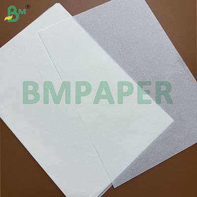 50gr White Color Grease Proof Paper For Butter Packaging Kit 7 1000mm 1100mm Roll Width