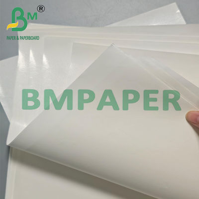 35-70gsm Waterproof PE Coated White Kraft Paper 500x700mm for Food Box Packing