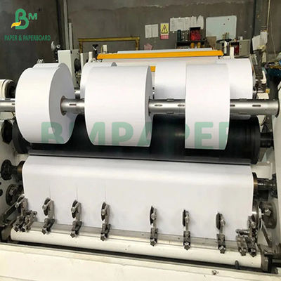 80GSM 90GSM Top Coated Direct Thermal Paper Cash Register Rolls 490MM