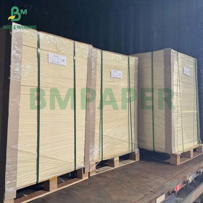 455mm x 650mm Uncoated Coaster Board 390GSM Natural White For Beer Mats