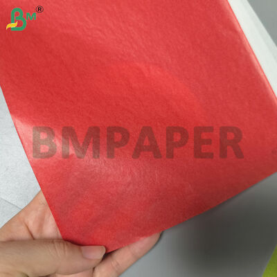 Single Sided Glazed Food Paper For Fruit Bag Inner Layer White Black Red Color