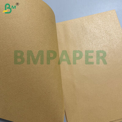 80gsm Yellow Striped Kraft Paper For Stand Up Pouches 50 X 70cm Custom Size