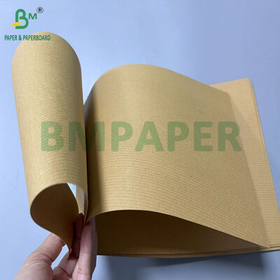 70gsm 80gsm Coating MG Ribbed Kraft Paper For Food Bags 40cm 50cm Reel
