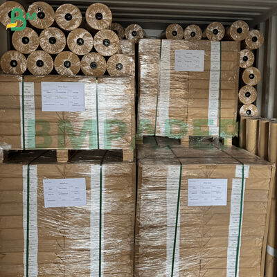 80gsm 46.7cm Roll Width Plain Kraft Paper Rolls for Envelopes