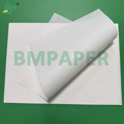 50gsm White Glassine Paper Roll For Producing Fried Food Packaging 500mm Wide