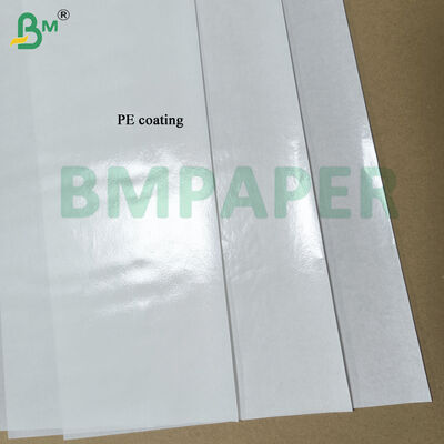 Waterproof PE Coated Kraft Paper White Heat Sealable Food Grade