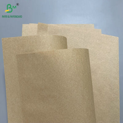 Non-Toxic Grease Resistant 30gsm 35gsm Brown Greaseproof Paper Sandwich Wrap for Burgers Chips