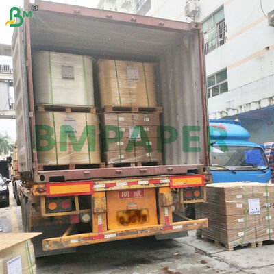 Ribbed Cigarette Paper Rolls Slit 30mm Width 25gsm White Industrial Cigarette Wrapping Paper