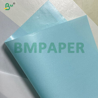 High Temperature Resistance Blue Translucent Glassine Paper For Self-adhesive Labels