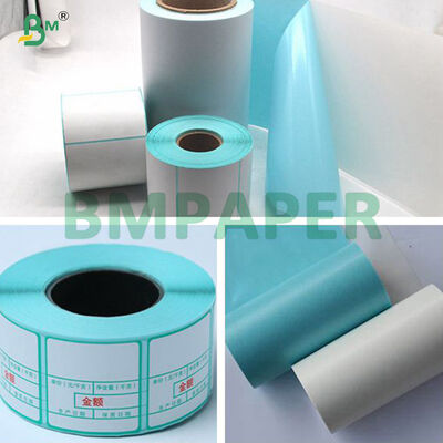 High Temperature Resistance Blue Translucent Glassine Paper For Self-adhesive Labels