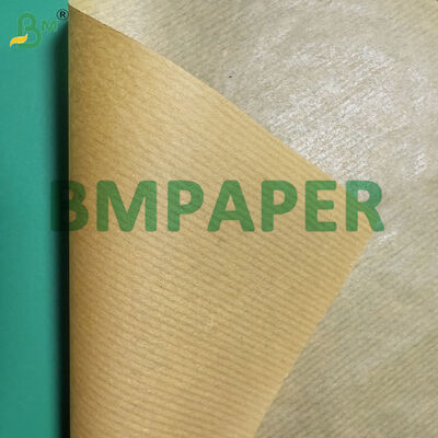 40gsm Ribbed Kraft Paper 26inches By 31inches Wrapping Kraft Golden Yellow Machine Glazed One Side