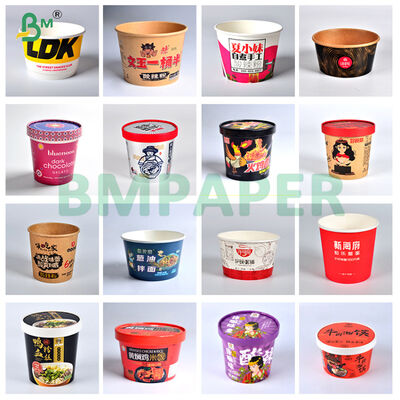 20/24g PE Laminated Food Paper High Folding Resistance Noodle Cup Raw Paper 