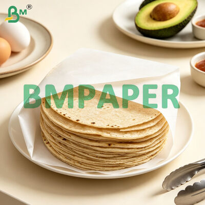20gsm 25gsm Thin Separator Sheets For Tortillas , Food Grade Tortilla Wrapping Paper Onionskin Paper