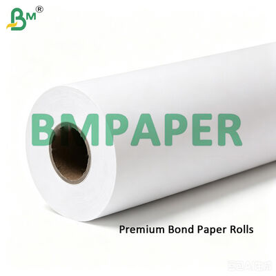 A0 Size 80gsm CAD Bond Paper Rolls 841mm X 50m 100m 150m 