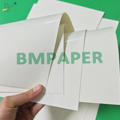 300gsm +15g PE Coated White Lunch Box Paper For Packing Fast Food 400 x 500mm