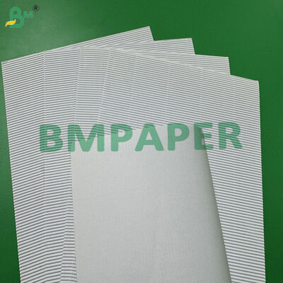 Smooth White & Black Surface Premium E Flute / F Flute 120/120g Corrugated Board for Luxury Packaging POP Displays Die-Cut Boxes