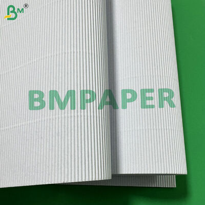 Smooth White & Black Surface Premium E Flute / F Flute 120/120g Corrugated Board for Luxury Packaging POP Displays Die-Cut Boxes