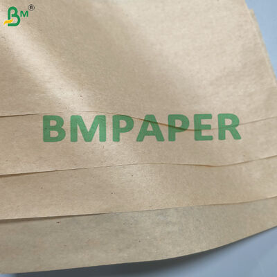Natural Kraft Glass Interleaving Paper Roll 35 - 40gsm Anti - mold Separating Paper for Automotive PV Coated Glass