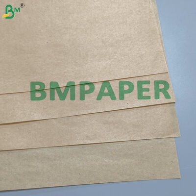 Natural Kraft Glass Interleaving Paper Roll 35 - 40gsm Anti - mold Separating Paper for Automotive PV Coated Glass