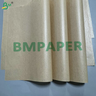 Waterproof & Oilproof Custom Printed 35-50gsm Kraft + 6-15gsm PE Coated Kraft Paper for Branded Disposable Cutlery Wrapping