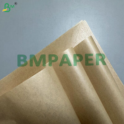 Waterproof & Oilproof Custom Printed 35-50gsm Kraft + 6-15gsm PE Coated Kraft Paper for Branded Disposable Cutlery Wrapping