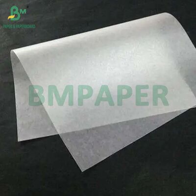 Food Grade 25gsm 30gsm 35gsm White Glassine Paper Rolls for Food Packaging