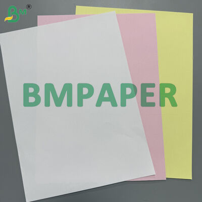 2/3 Layers NCR Carbonless Paper, Top White Middle Yellow Bottom Pink, A4 Size, 65gsm 70gsm