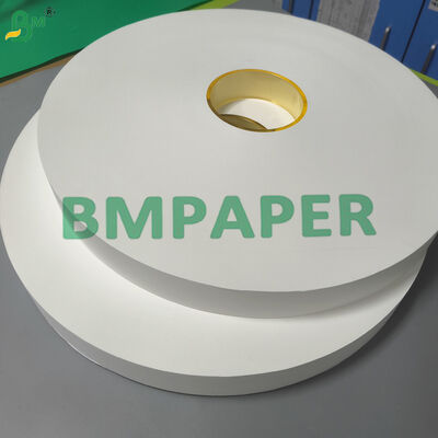 24gsm 28gsm White Straw Wrapping Paper Small Roll Custom Logo Printing For Straw Wrapping Machine