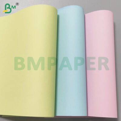 80gsm White Top Pink Middle Yellow Bottom NCR Carbonless Paper