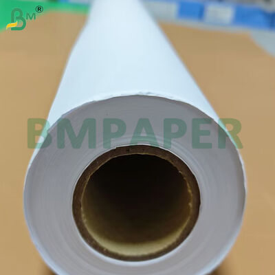 Inkjet Print CAD Plotter Paper Rolls Two Side White Uncoated