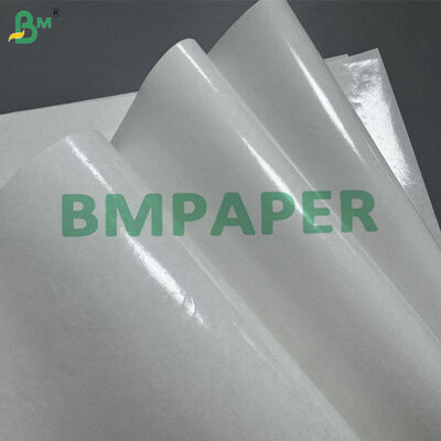 Food Grade PE Coated White Kraft Paper 30-60gsm Base with 9-15g PE Coating Waterproof Greaseproof for Food Wrapping