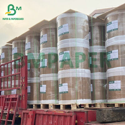 White Grease And Oil Resistant Paper Rolls 35gsm 50gsm Excellent Grease Holdout