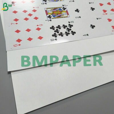 310gsm Linen Embossed Blue Core Playing Card Stock No See Through for High - End Poker Cards